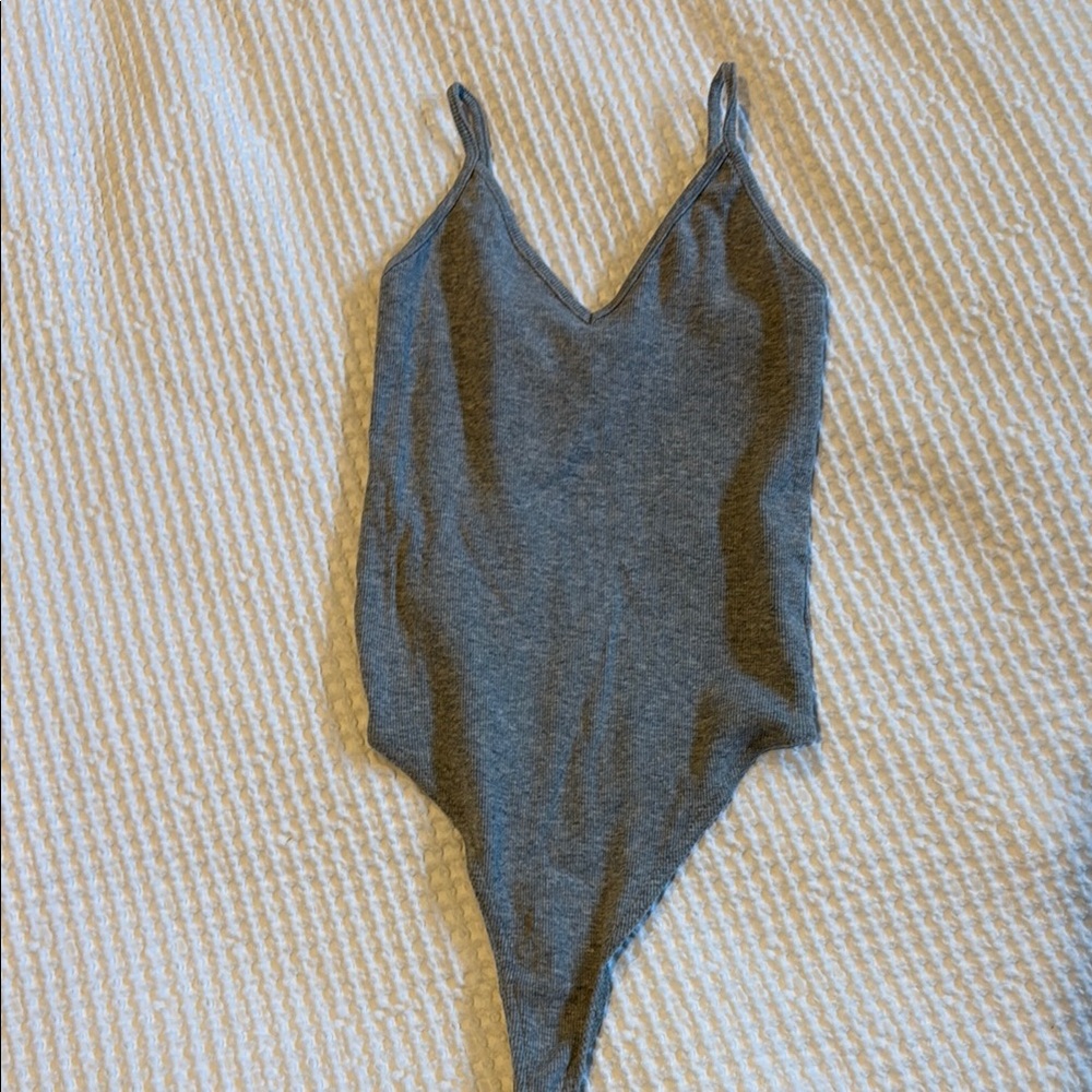 BP Gray Bodysuit Sleek Design